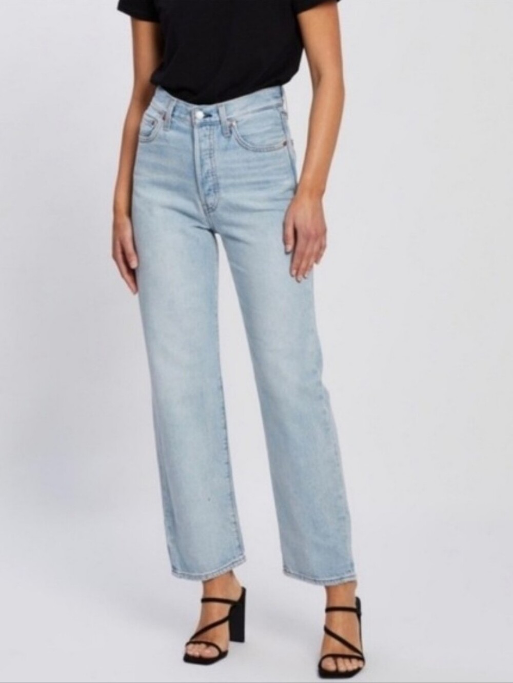 Levis Womens Ribcage Straight Jeans
